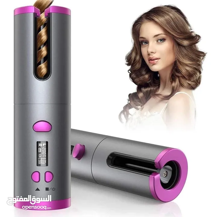 Cordless Hair Curler  مجعد الشعر اللاسلكي