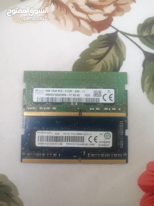 DDR4 Laptop RAM Sticks 4+4 GB