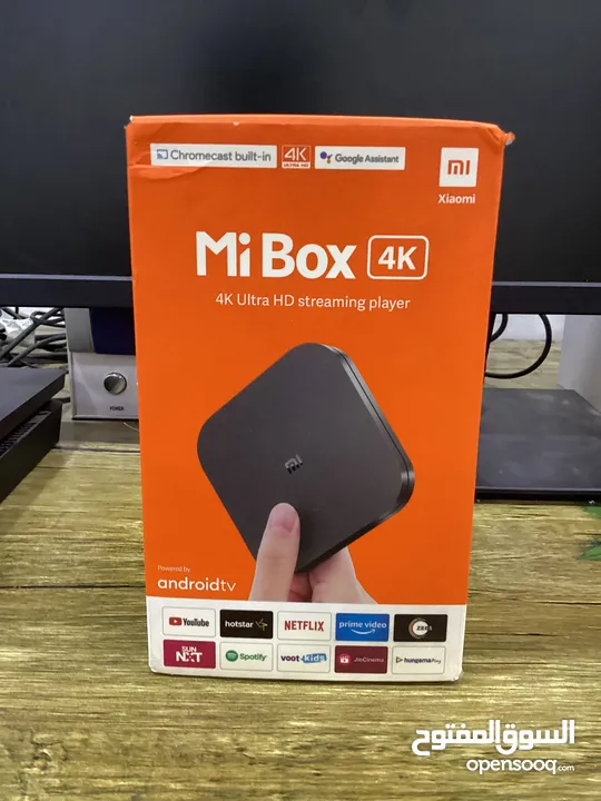 جهاز mi box دقه 4k عارض افلام و العاب ويوتيوب نظيف اخو الجديد سعره 50 الف وبي مجال للطيبين