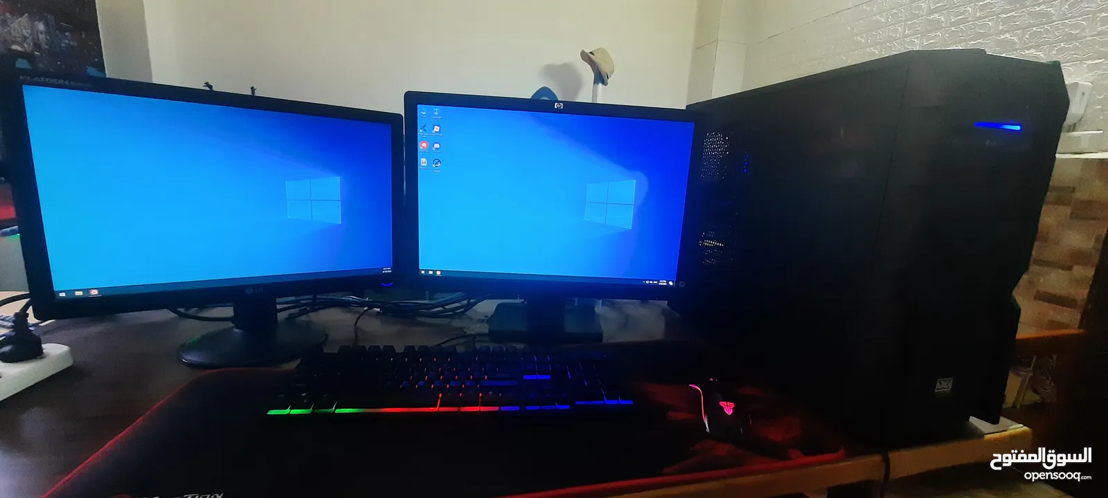 جهاز pc للبيع i5 3th اي فايف جيل الثالث GTX 1050TI 4gb OC Edition لا للتبديل فقط كاش