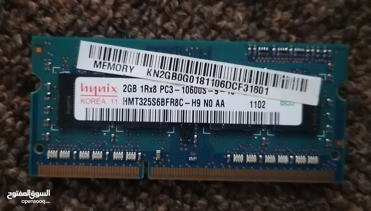 رامات لاب توب ddr3 مستعملة