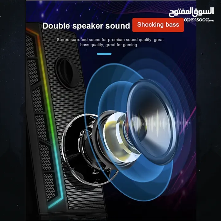 RedRagon GS580 Caliope RGB Speakers - سبيكر من ريدراجون !
