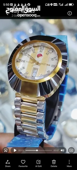 Brand New Rado DiaStar – Gold & White Dial  Timeless Swiss Luxury! Automatic machine
