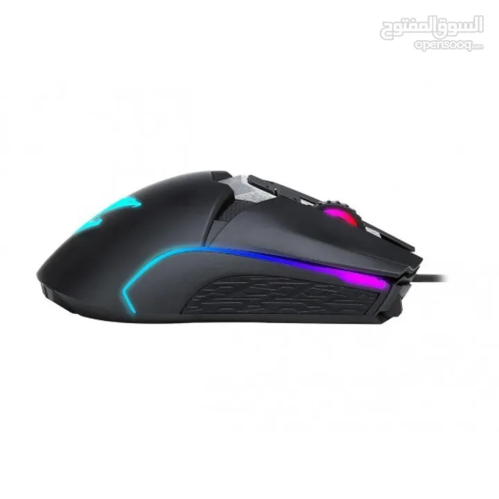 ماوس جيمنج جيجابايت أوروس سلكي أر جي بي ملون GIGABYTE AORUS M5 RGB USB WIRED GAMING MOUSE