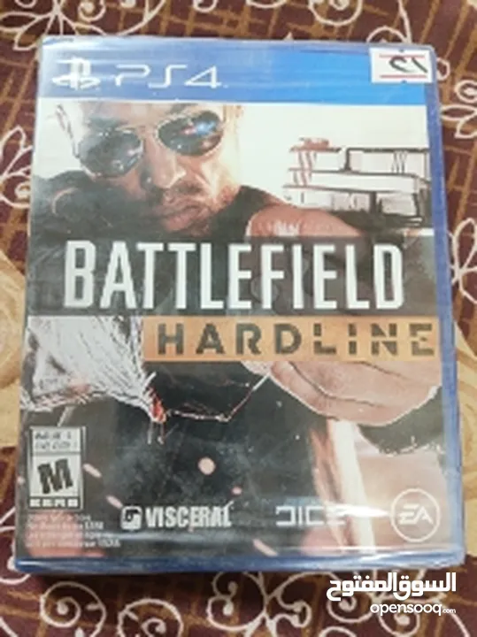 لعبة BATTLEFIELD HARDLINE جديد و GTA V مستعمل بحال الوكاله PS4