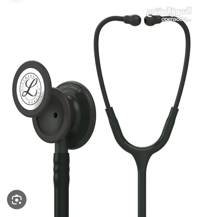 سماعة ليتمان جديدة اصلية مع سيريال ،   Littmann  stethoscope   Black edition Classic III