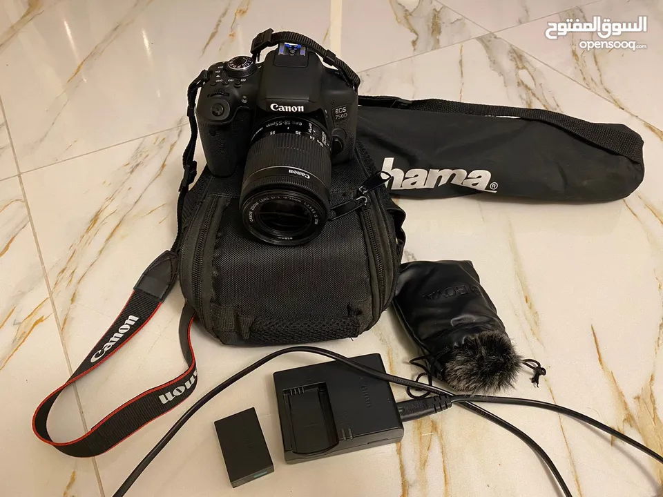 Canon 750d كاميرا كانون في حالة الوكالة