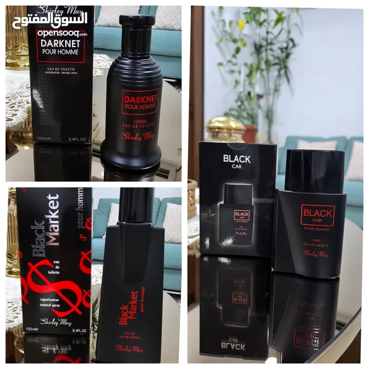 ثلاث عطور إماراتية جميلة عطر فواح جديدة بالكرتون . الكل 5 دنانير فقط