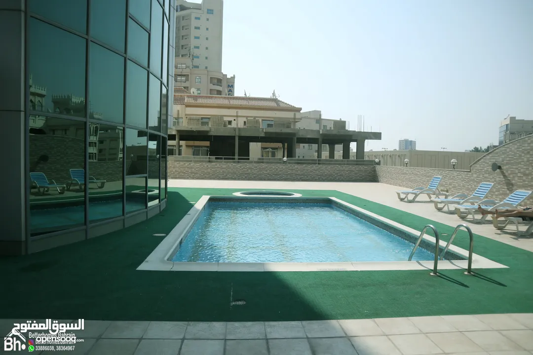 Stunning  Offer Price  Balcony  Internet  Pool & Gym ( Near Oasis Mall )