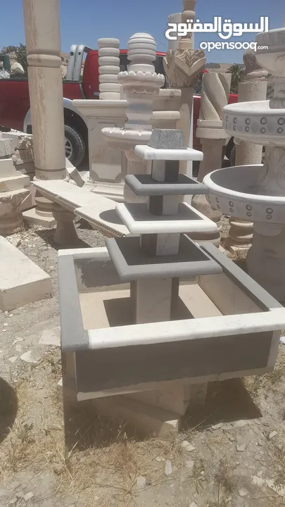 تصميم شلالات و نوافير وفيربليس و باربكيو وتركيبها وصيانتها