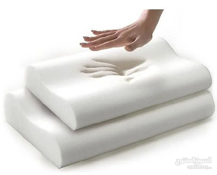 وداعاً لألام الرقبه ‫و العمود الفقري مع ساده و مخدة طبيه Memory Foam Pillow