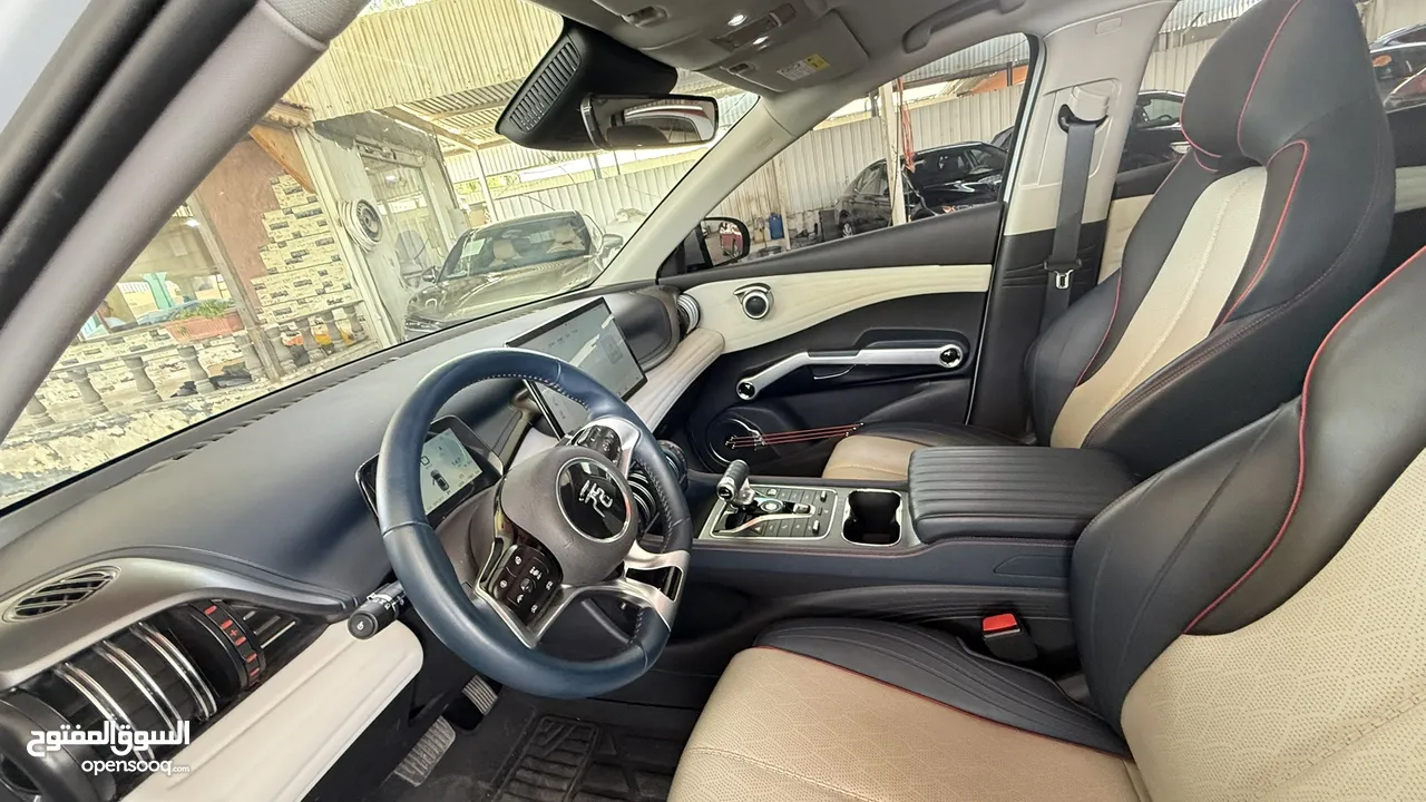 BYD_YUAN_PLUS_ADVANCED_2023  ممشى قليل 11500 كيلو فقط  فحص اتوسكور 94
