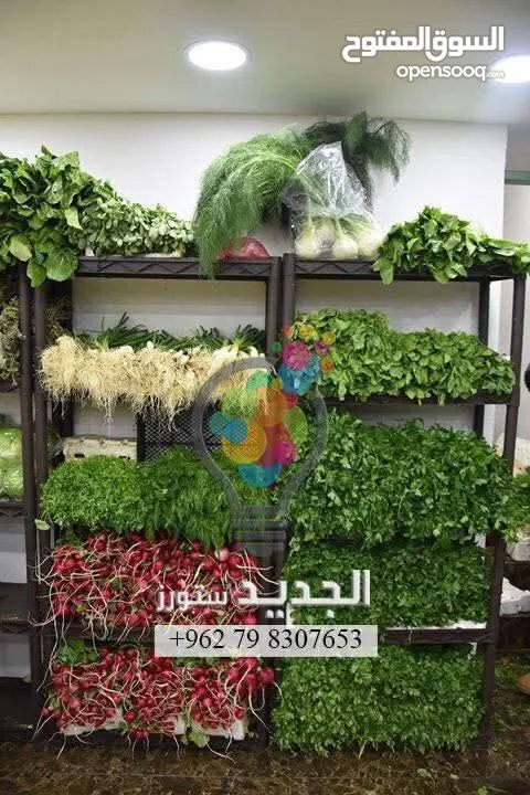 رفوف بلاستيكية قوية وعملية واقتصادية