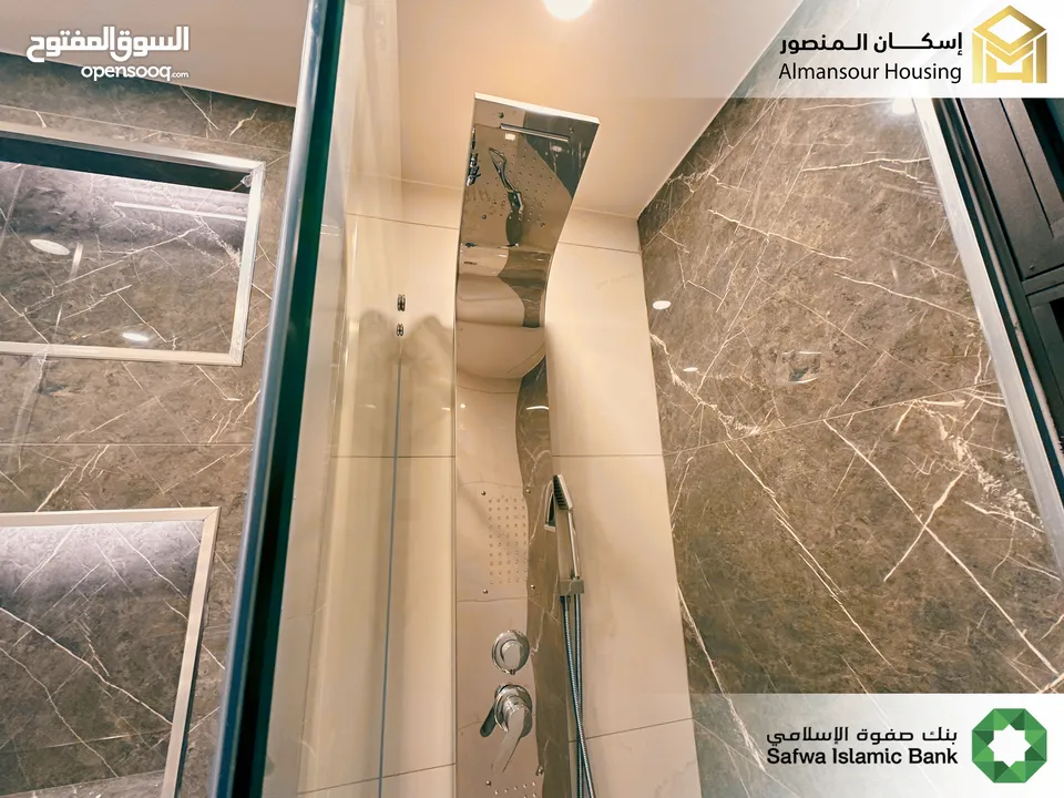 شقة ارضي معلق يمين 85م2 فاخرة للبيع في خلدا/ مشروع مكة مول 5 (2/2) ( إسكان المنصور )