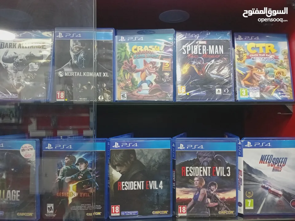سيديات بلايستيشن فور  و فايف PS4 &PS5 CD.S