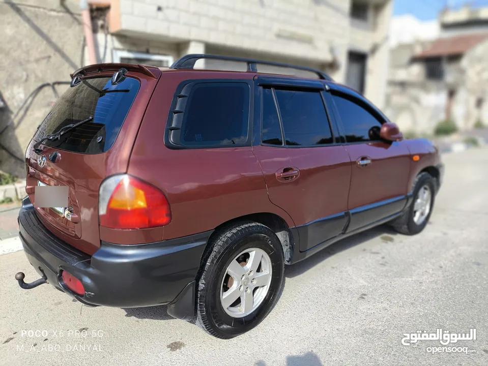 جب هونداي سنتافيه دفع رباعي 6+1 اتمات 2000 تيربو ديزل