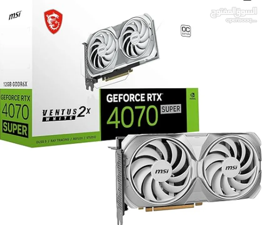 4070 super msi white NEW never used