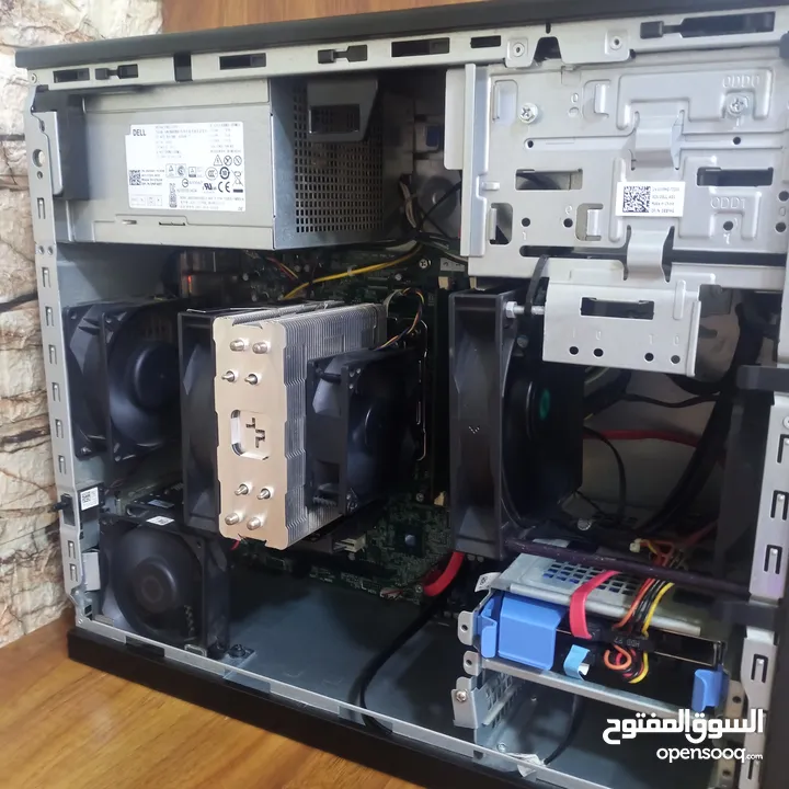 للبيع كمبيوتر كامل DEL ديل  (4790 Intel Core i7) مع شاشة منحنية سامسونج 27 انش بحالة ممتازة