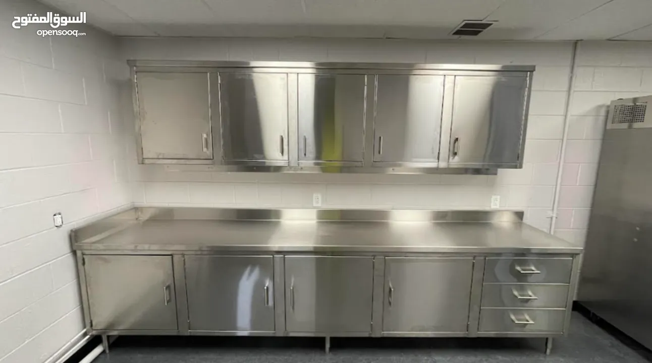 Stainless steel commercial kitchen equipment & exhaust Duct