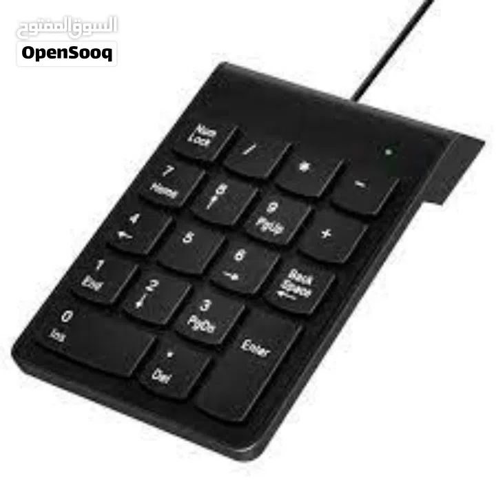 كيبورد كيباد محاسبية ارقام سلكية Wired USB Numeric Keypad Keyboard ...