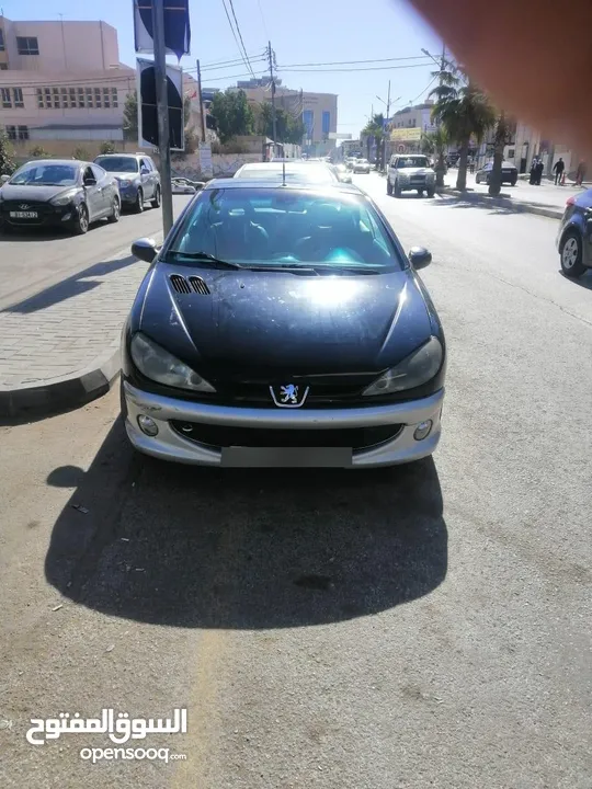 سيارة بيجو كشف 206cc موديل 2006 للبيع