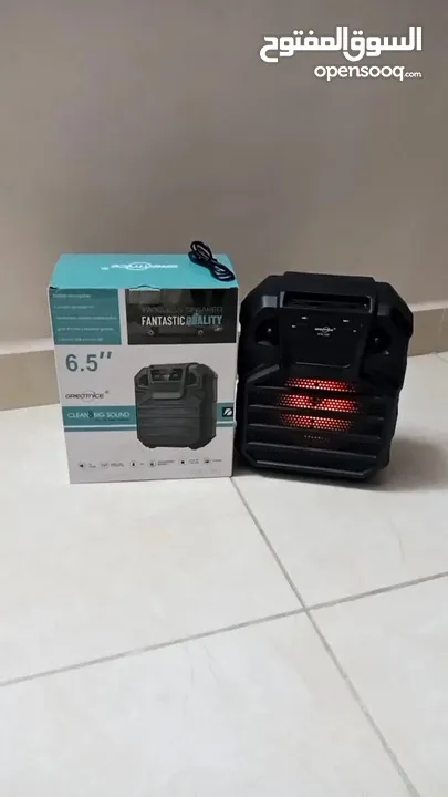 سماعه 6.5 انش شحن مكبر صوت سماعات سماعة وراديو بلوتوث سبيكر SPEAKER صوت عالي حفلات منزليه