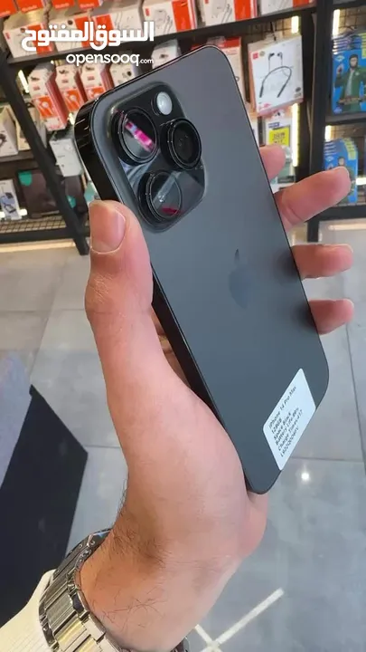 IPHONE 14 PRO MAX (128GB) USED LIKE NEW / ايفون 14 برو ماكس 128 جيجا مستعمل بحاله الجديد كفاله سنتين