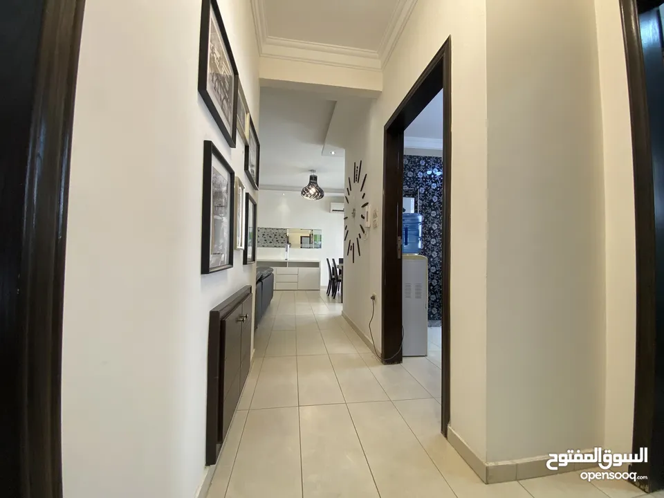 شقة فخمة مفروشة كامل للإيجار-طابق ثاني-110م-الصويفية- 3 دقايق من Swefieh village