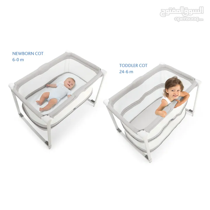 Chicco Zip & Go Travel Crib Glacial Age- Newborn to 2 Years