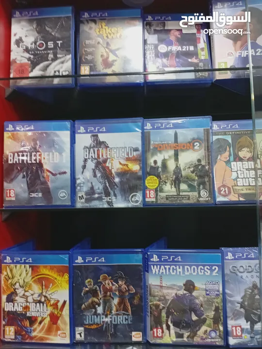 سيديات بلايستيشن فور  و فايف PS4 &PS5 CD.S