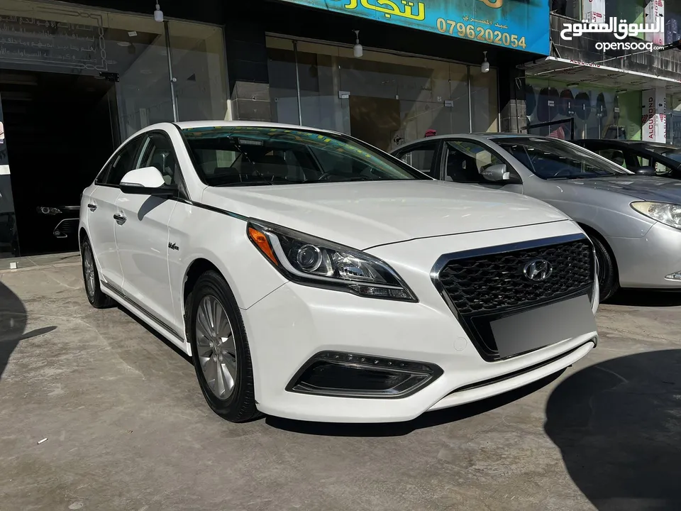 هيونداي سوناتا هايبرد بحالة الشركة Hyundai Sonata Hybrid 2017