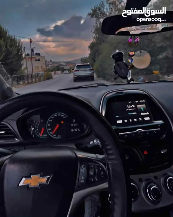 شفروليه سبارك 2018 ماتور 1400 اتوماتيك ترخيص وتامين لشهر 6 صيانة دورية للبيع كاش فقط او بدل