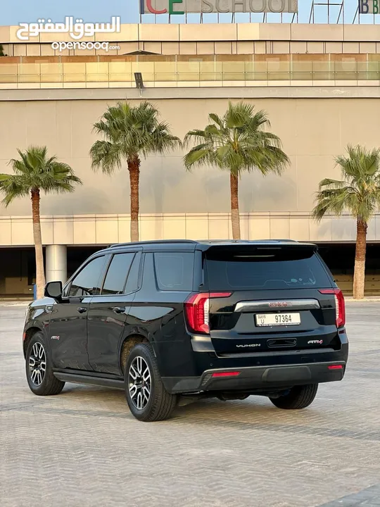 GMC YUKON AT4 2021 GCC CLEAN TITLE   جمس يوكون 2021 خليجي خالي من الحوادث و الصبغ تدخل السعودية