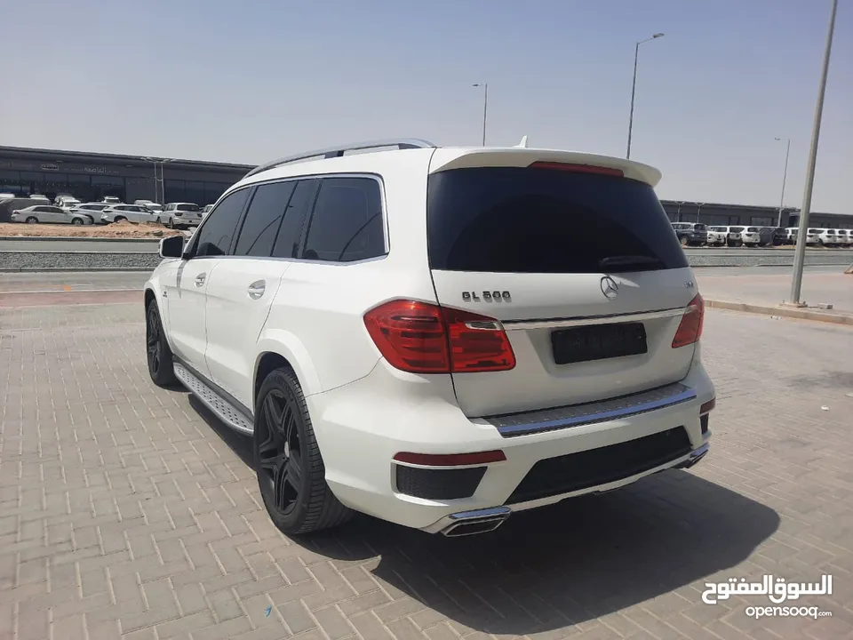 مرسيدس GL500 أبيض 2014 خليجي Mercedes GL500 White 2014 GCC