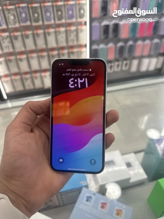 iPhone 14 128 GB used  ايفون 14 128 جيجا مستعمل بحاله الوكاله  بطاريه 88لل90‎%‎