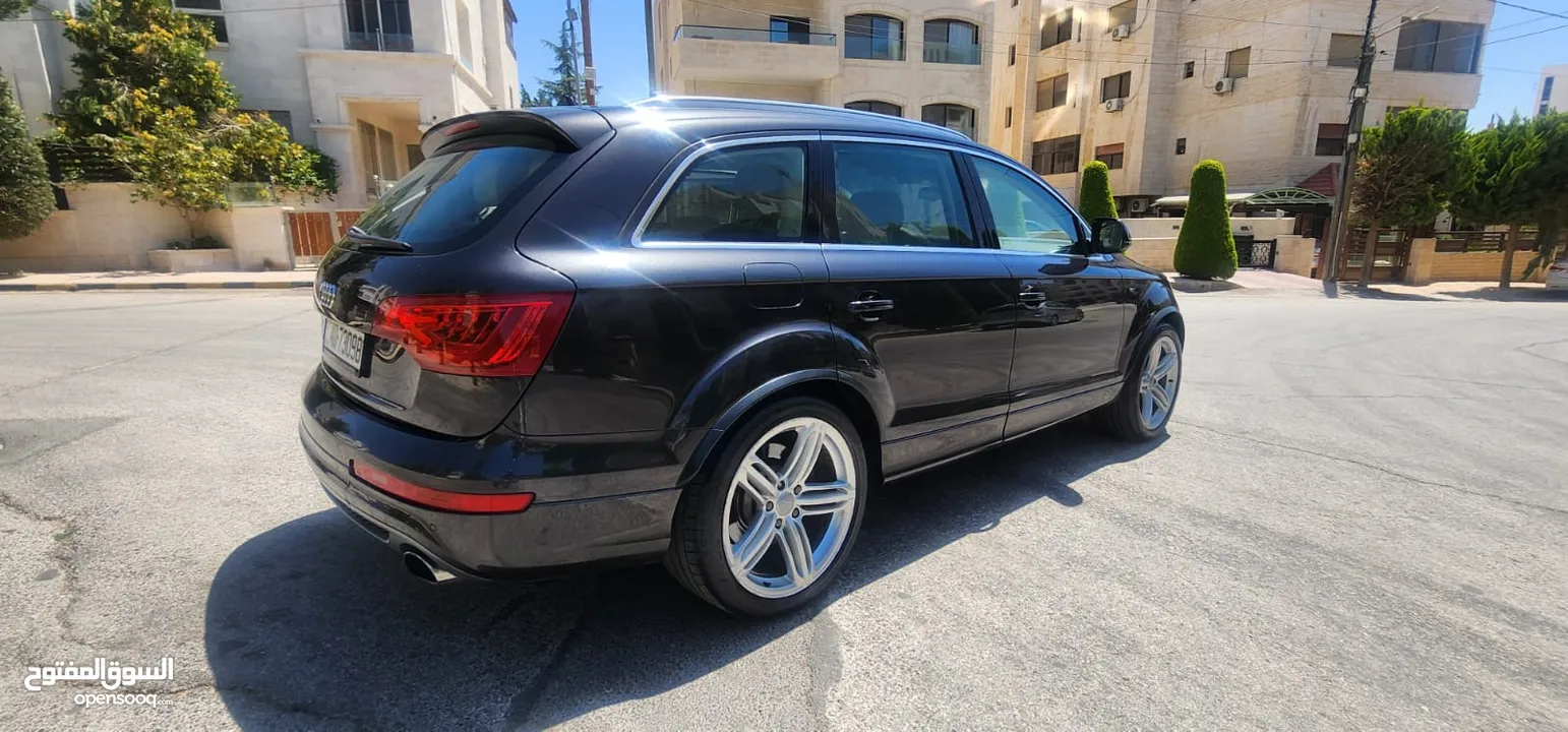 كاش أو اقساط من المالك AUDI Q7 2013 SLINE ممشى قليل 3.0cc سوبر تشارج فل كامل أعلى صنف فحص كامل