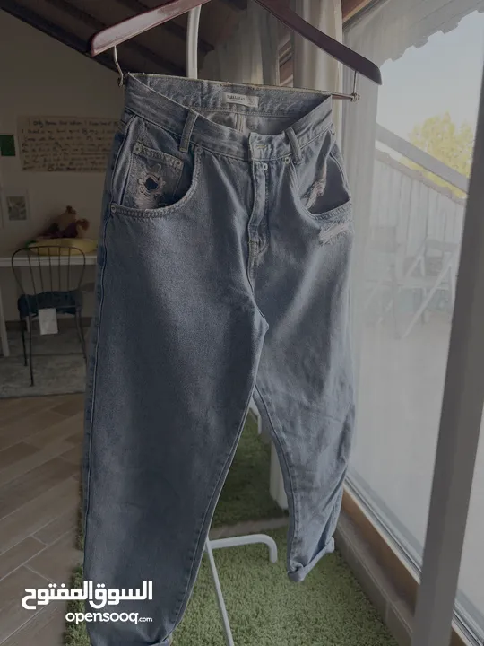 Baggy Distressed Boyfriend Jeans