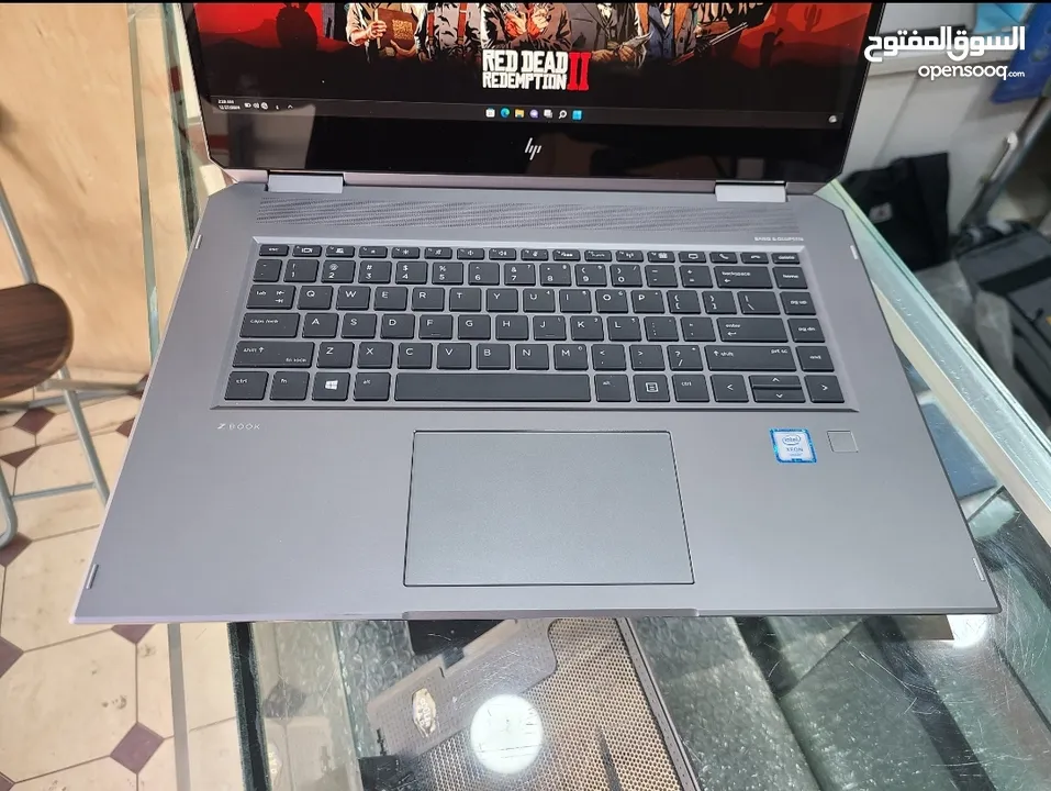 لابتوب HP لمس مع كرت شاشة منفصل وشاشة قلاب