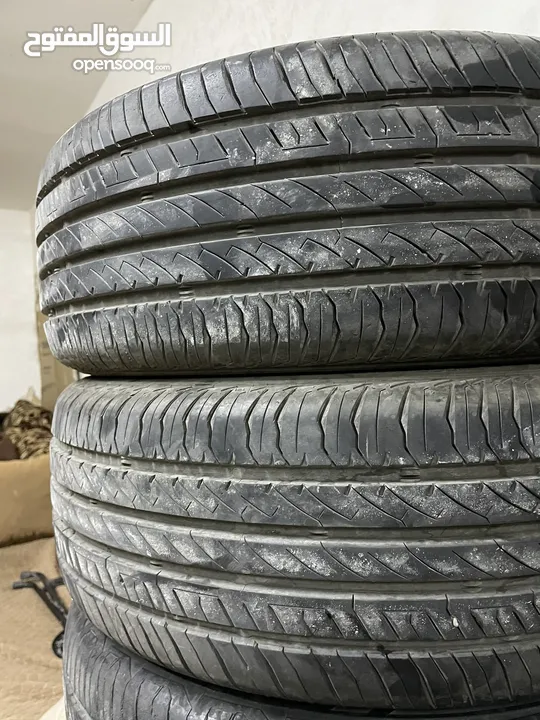 طقم 205/55/17 اخو الجديد