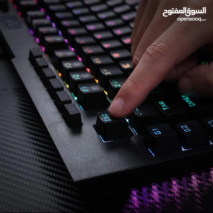 Redragon K586 Brahma RGB Mechanical Gaming Keyboard – Blue Switches