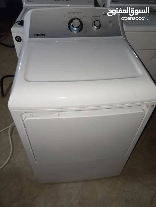 Used Laundry Center Heavy Duty Usage وحدة غسيل وتجفيف ممتازة ،غسالة ومجفف ماركة ويربول و مابي 15كجم