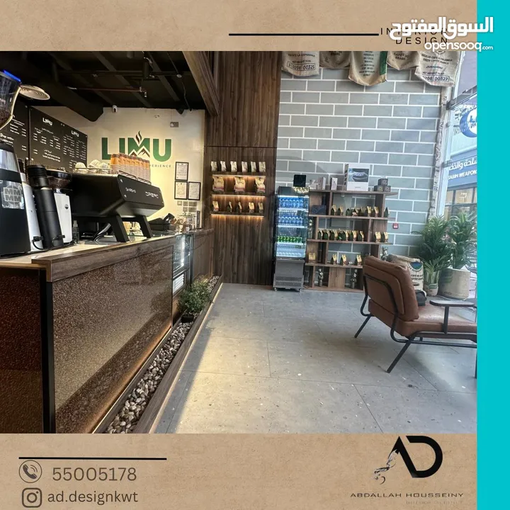 تصميم وتنفيذ وتشطيب ديكورات داخلية وبوث معارض ( المشاريع السكنية والتجارية) تسليم مفتاح م. ديكور