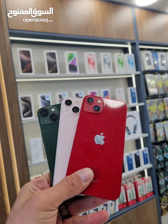 iphone 13  128 آيفون 13 128 جيجا مستعمل بحاله الوكاله وشبه جديد ومكفول