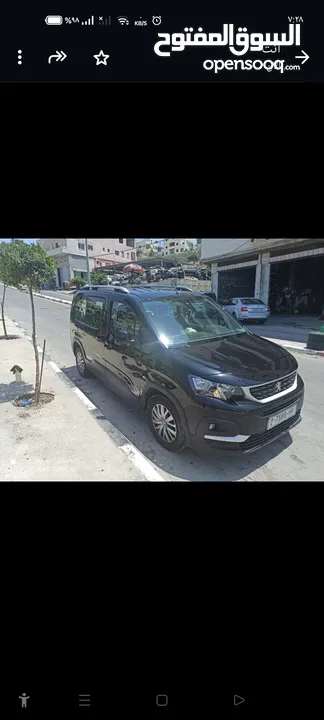 بيجو ريفتر لون اسود للبيع