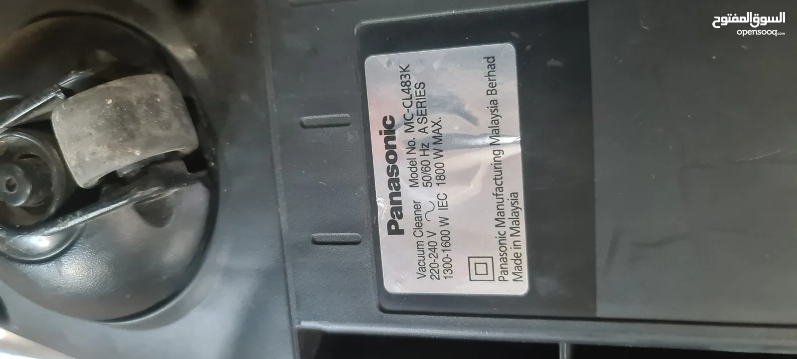 مكنسة بانوسونيك  (( Panasonic))  1800 واط ، بحالة الجديد ،