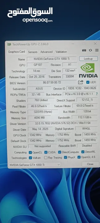 CERBERUS-GTX1050TI-O4G  OC 4GB  GEFORCE GTX 1050 TI  ASUS Cerberus إصدار بطاقة بذاكرة GeFor