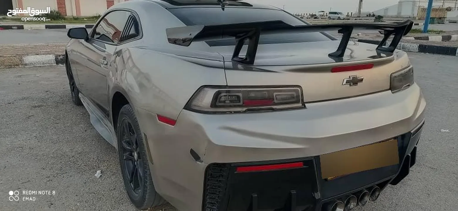 شيفرولية كمارو RS-كت ZL1 2014 خليجي رقم 1 فل نضيفه جدا على الشرط