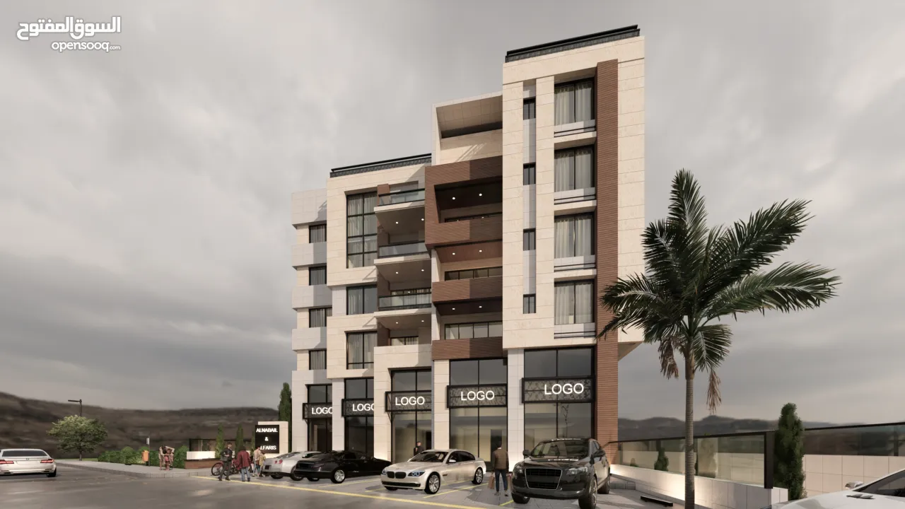 شقة 135متر للبيع بالقرب من شارع القدس و الدفاع المدني مكونة من 3 غرف نوم, حمامين,صالون,مطبخ و بلكون