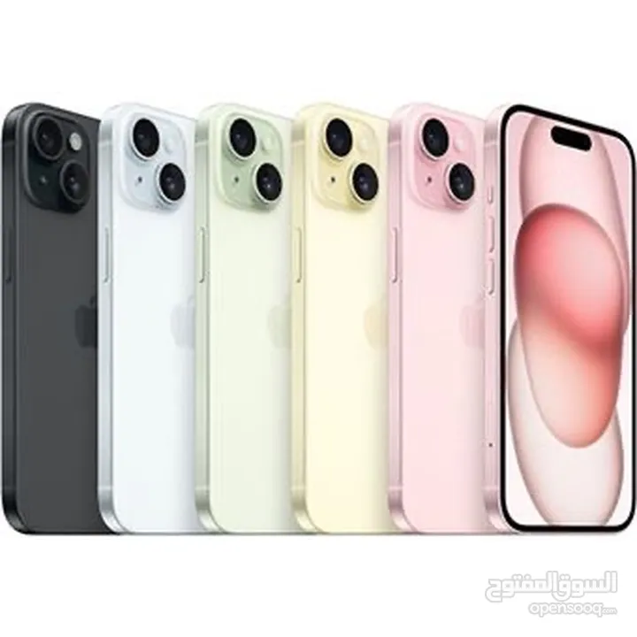 iPhone 15 128GB جديد مسكر كفالة شرق اوسط