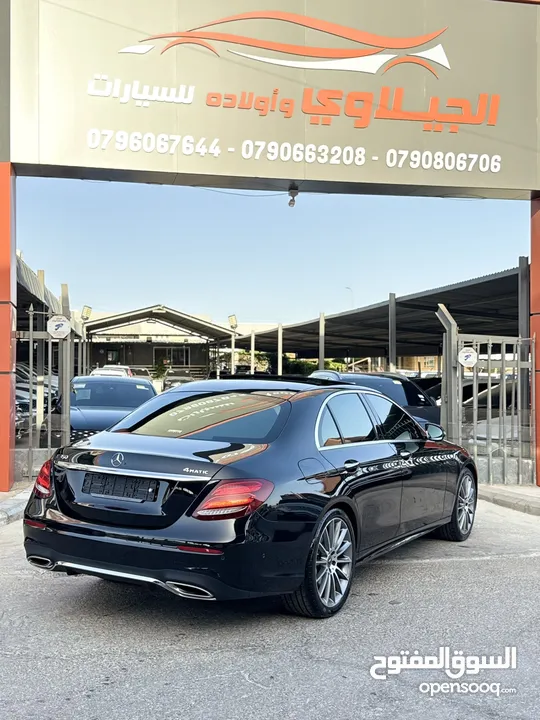 مرسيدس E350 2020 AMG فحص كامل ممشى قليل فل اضافات اعلى صنف لون اسود غرفة كاميل